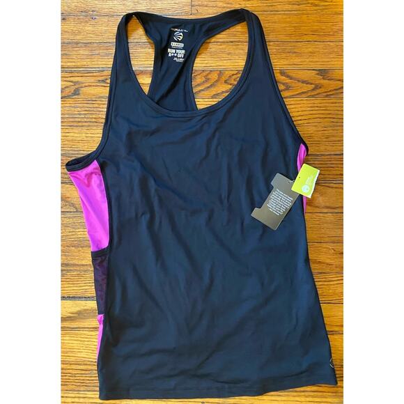 NWT Impact Racerback Tank Shirt Women’s XL Black - Picture 1 of 5